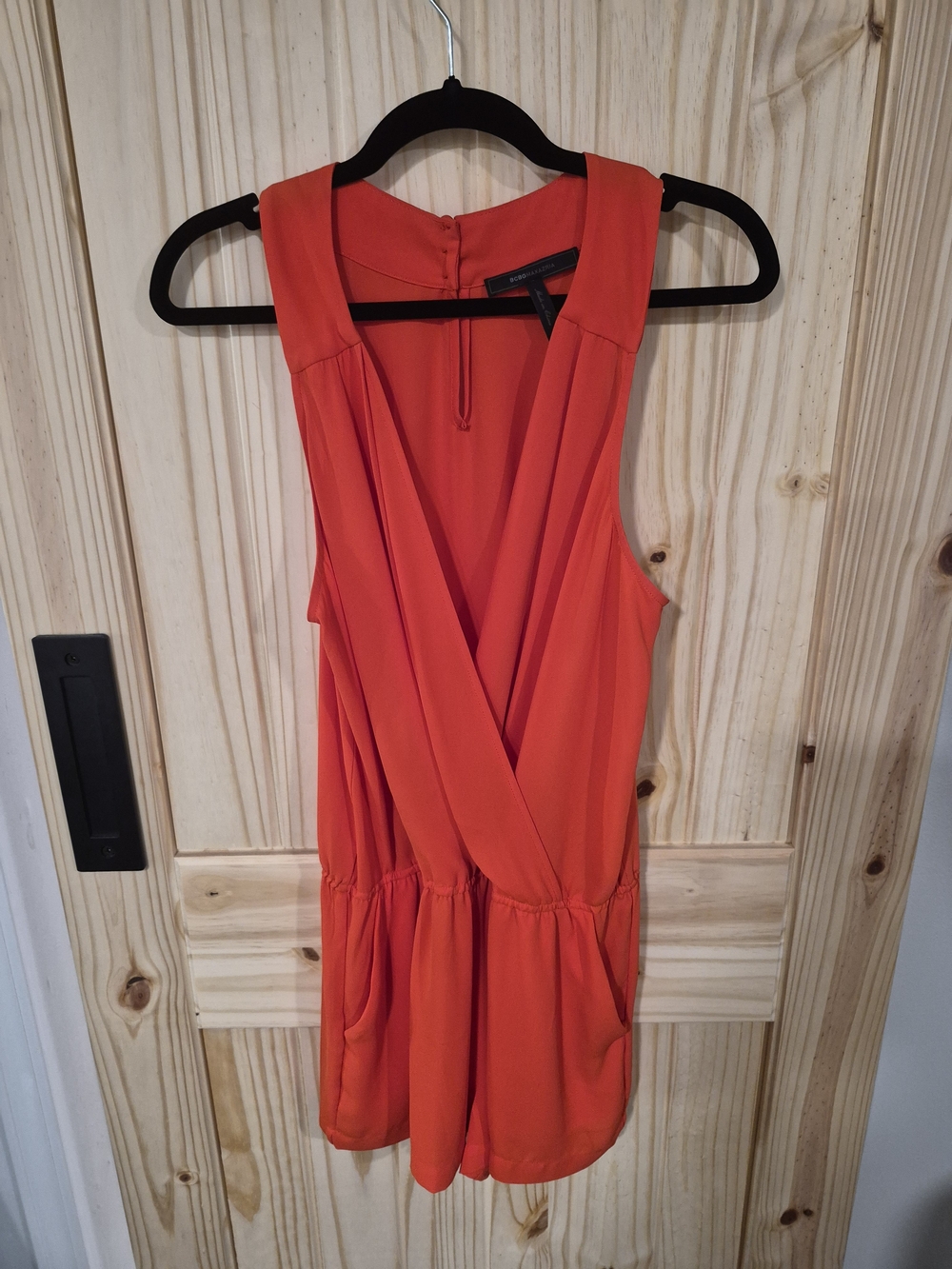 BCBGMaxAzria Vibrant Orange Blouse